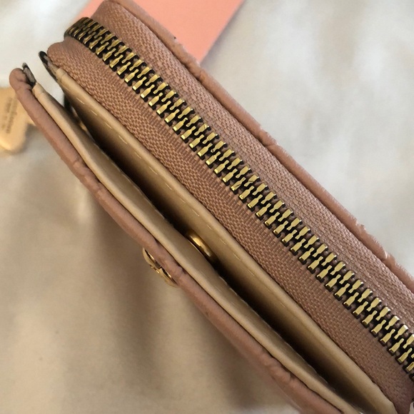 Juicy Couture Dusty Blush Not Your Babe Small Zip Around Bifold Wallet NWT - Picture 15 of 16